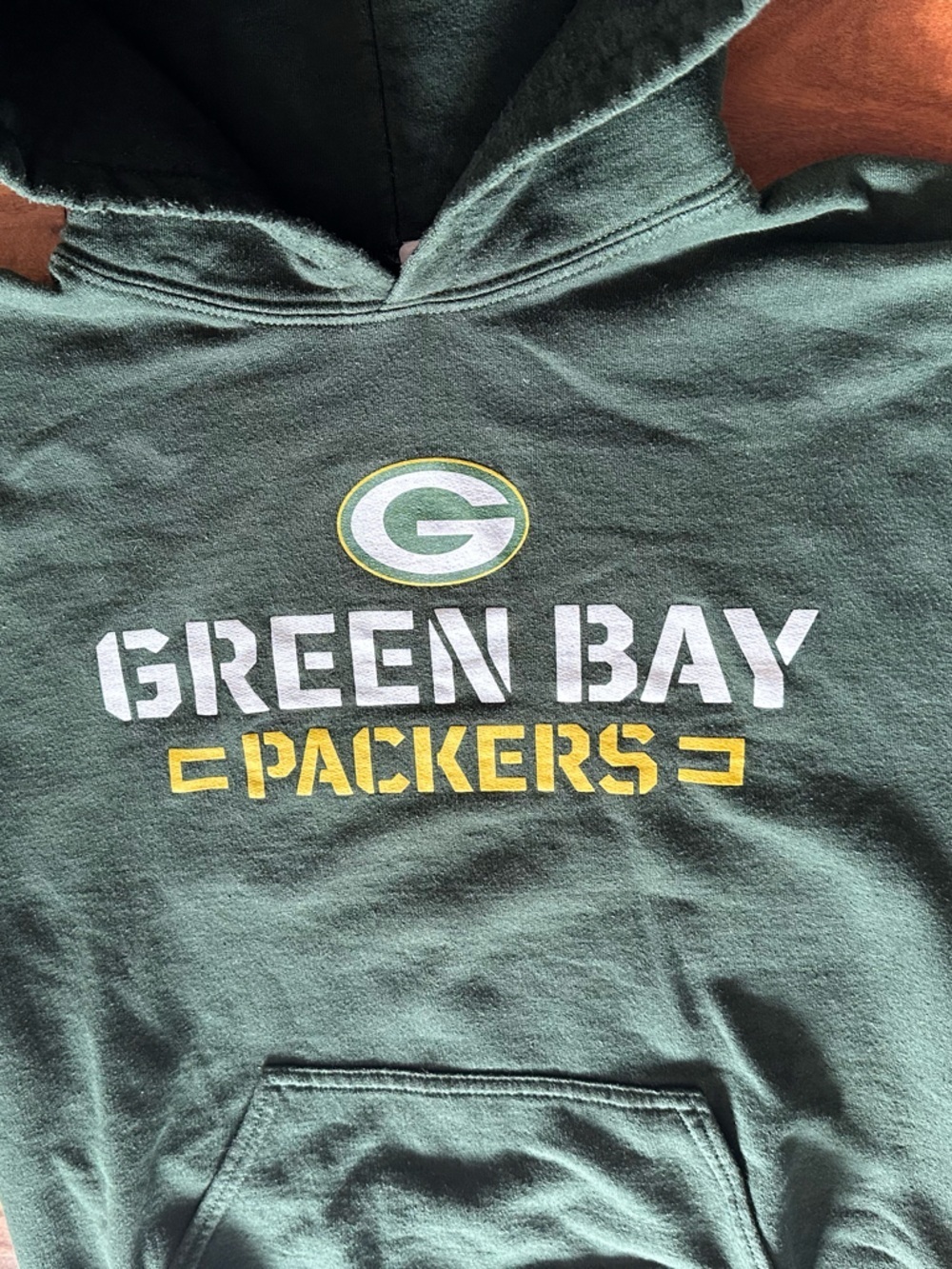 NFL Green Bay Packers Men's Green Hooded Sweatshirt size Medium - Picture 3 of 4